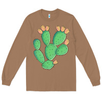 Toasted Coconut texas prickly pear cactus Long Sleeve Tee - Artiststas