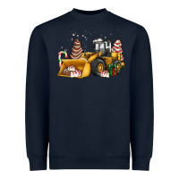 Navy little debbie tree cakes bulldozer Heavyweight Sweatshirt - JahusDesignShop