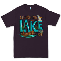 Plum living on lake time Premium Tee - texasbilliewilder