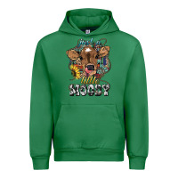 Emerald Just a little moody baby cow Urban Hoodie - HowdyJamesFarm