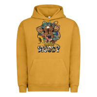 Pigment Peanut Butter Just a little moody baby cow Urban Hoodie - HowdyJamesFarm