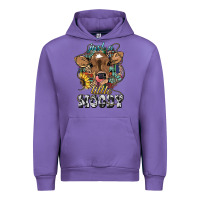 Just A Little Moody Baby Cow Urban Hoodie | Teevron