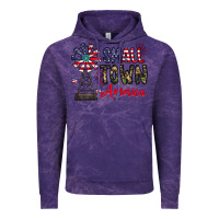 Cloud Purple small town america Vintage Hoodie - CowhideDigitalArt