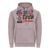 Vintage Zinc small town america Vintage Hoodie - CowhideDigitalArt