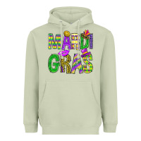 Matcha Western Mardi Gras Heavyweight Hoodie - BundleAndBundleShop