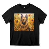 Black german shepherd Heavy Core Tee - Unal Design