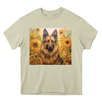 Mossy german shepherd Heavy Core Tee - Unal Design