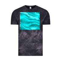Cloud Black turquoise glitter Vintage Tee - JahusDesignShop