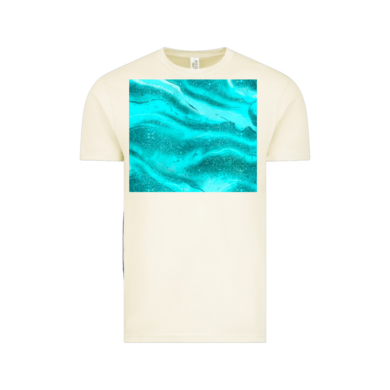 Turquoise Glitter Vintage Tee by JahusDesignShop | Teevron