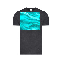 Vintage Black turquoise glitter Vintage Tee - JahusDesignShop