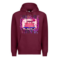 Burgundy Loads Of Love Premium Hoodie - Bettercallsaul