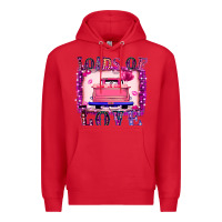 Red Loads Of Love Premium Hoodie - Bettercallsaul