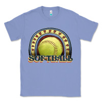 Colony Blue softball rainbow Classic Tee - JahusDesignShop