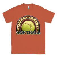 Copper softball rainbow Classic Tee - JahusDesignShop