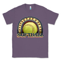 Lavender softball rainbow Classic Tee - JahusDesignShop