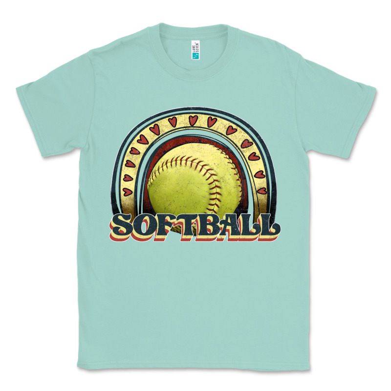 Softball Rainbow Classic Tee by JahusDesignShop | Teevron