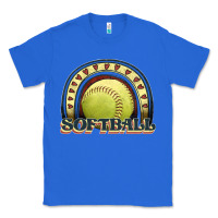 True Royal softball rainbow Classic Tee - JahusDesignShop