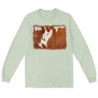 Matcha cowhide background Long Sleeve Tee - AdoDesignShop