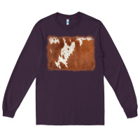 Plum cowhide background Long Sleeve Tee - AdoDesignShop