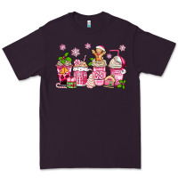 Plum pink christmas coffee cups Premium Tee - Zillion Design Studio