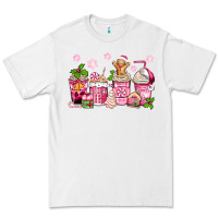 White pink christmas coffee cups Premium Tee - Zillion Design Studio