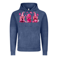 Vintage Denim breast cancer gnomies Vintage Hoodie - FaDigitalArtStudio