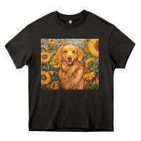 Asphalt golden retriever Heavy Core Tee - Unal Design