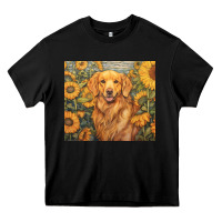 Black golden retriever Heavy Core Tee - Unal Design