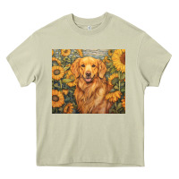 Mossy golden retriever Heavy Core Tee - Unal Design