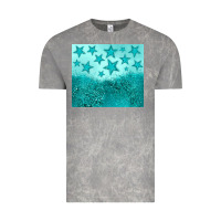 Cloud Rock turquoise glitter star Vintage Tee - JahusDesignShop