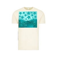 Vintage Arctic turquoise glitter star Vintage Tee - JahusDesignShop