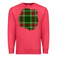 Cardinal Christmas Tartan Patch Premium Sweatshirt - BundleAndBundleShop