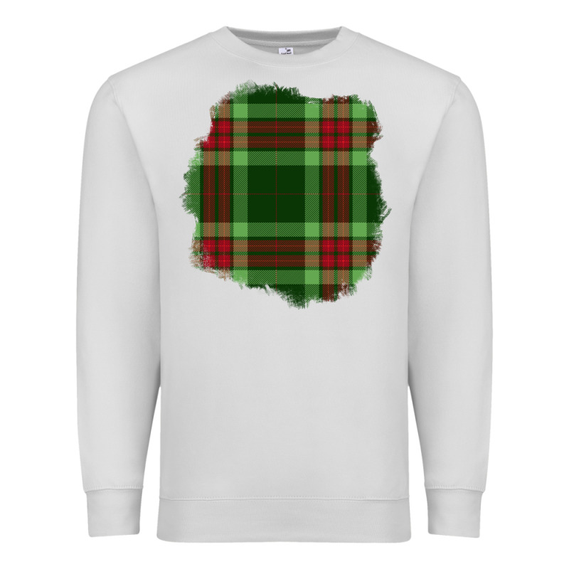 Christmas Tartan Patch Premium Sweatshirt by BundleAndBundleShop | Teevron