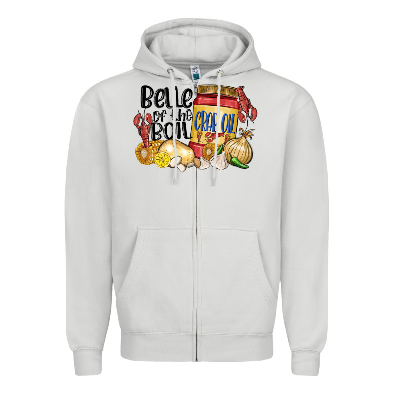 Belle Of The Boil Crab Oil Zipper Hoodie by MaliasSmallBusiness | Teevron