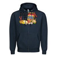 Navy belle of the boil crab oil Zipper Hoodie - MaliasSmallBusiness