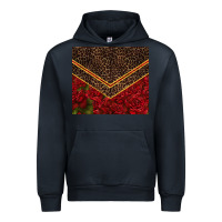 Navy red roses with leopard Urban Hoodie - TumblerDesignByShophia