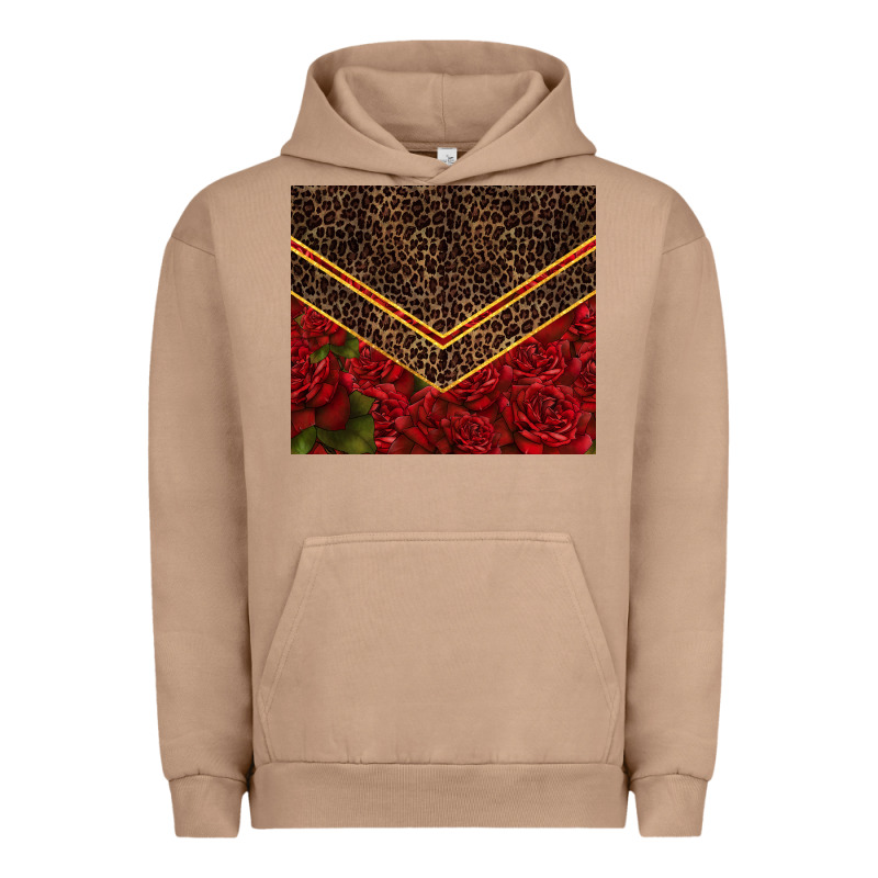 Red Roses With Leopard Urban Hoodie by TumblerDesignByShophia | Teevron
