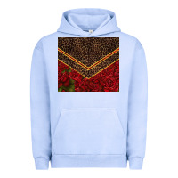 Pigment Grape Ice red roses with leopard Urban Hoodie - TumblerDesignByShophia