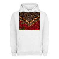 Pigment Lunar Rock red roses with leopard Urban Hoodie - TumblerDesignByShophia