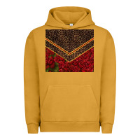 Pigment Peanut Butter red roses with leopard Urban Hoodie - TumblerDesignByShophia