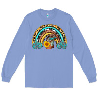 Colony Blue cowboy boots and hat rainbow Long Sleeve Tee - AdoDesignShop