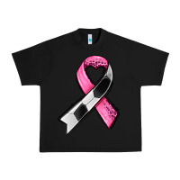 Black breast cancer sport ribbons Urban Heavy Tee - AdoDesignShop