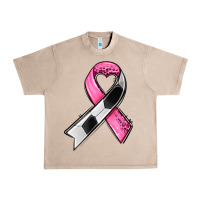 French Oak breast cancer sport ribbons Urban Heavy Tee - AdoDesignShop