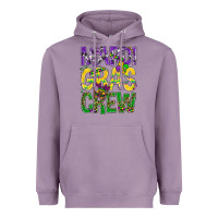 Lavender Mardi Gras crew Heavyweight Hoodie - BundleAndBundleShop