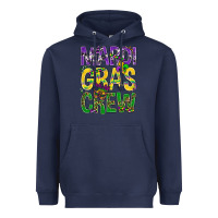 Navy Mardi Gras crew Heavyweight Hoodie - BundleAndBundleShop