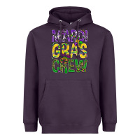 Plum Mardi Gras crew Heavyweight Hoodie - BundleAndBundleShop