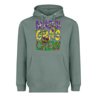 Sage Mardi Gras crew Heavyweight Hoodie - BundleAndBundleShop