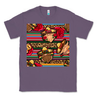 Lavender mexican gnomes seamless pattern Classic Tee - BundleAndBundleShop