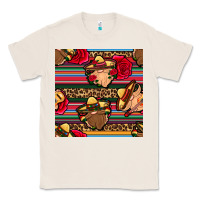 Natural mexican gnomes seamless pattern Classic Tee - BundleAndBundleShop