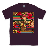 Plum mexican gnomes seamless pattern Classic Tee - BundleAndBundleShop